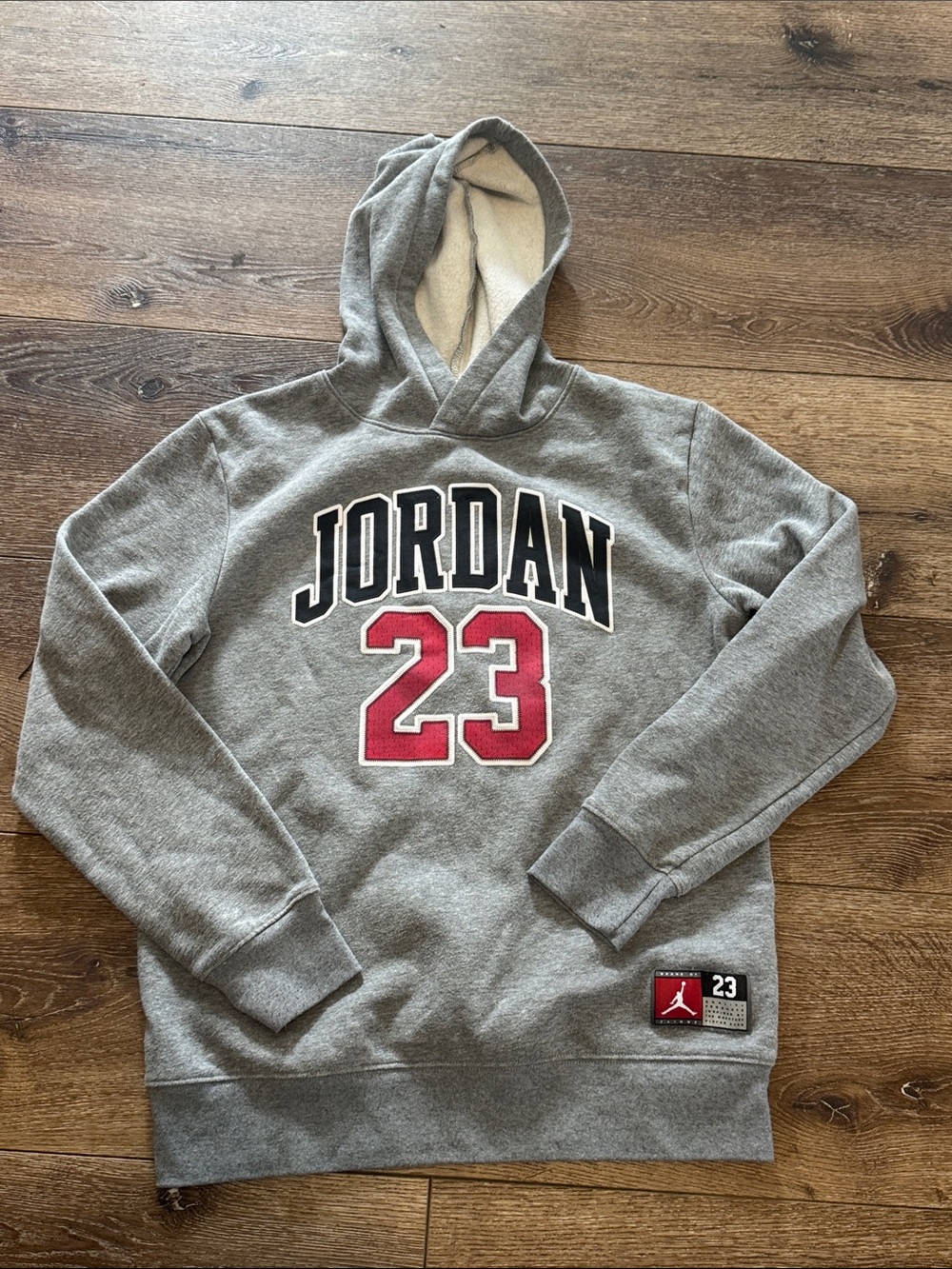 Jordan‎ gray hoodie youth XL 13-15